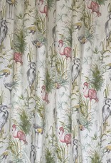 Wasservögel auf 100% Leinen