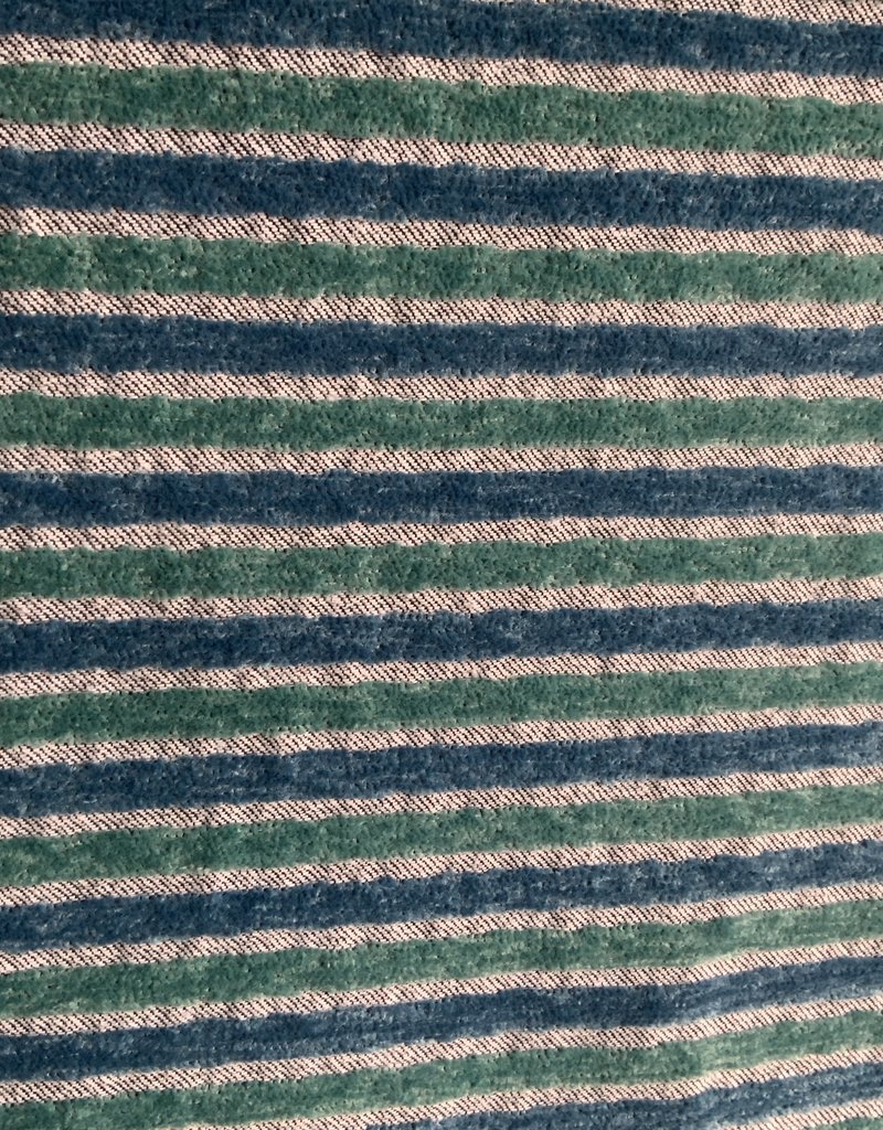 Gobelin Chenille Blau/ Türkis