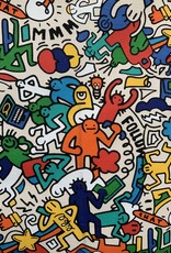Keith Haring deco stof