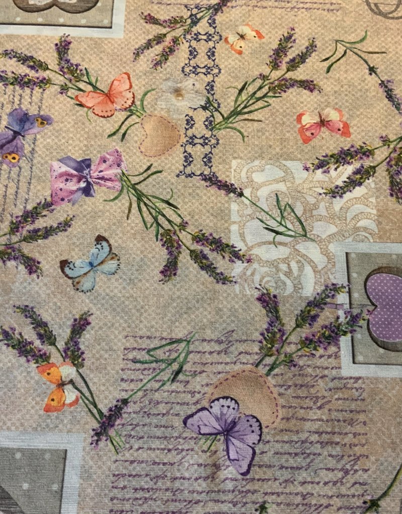 Wachstuch 130 Lavendel