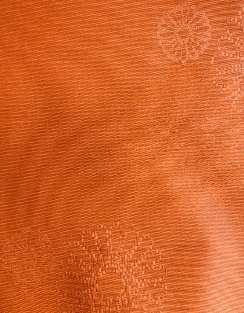 Waxdoek Damast Oranje