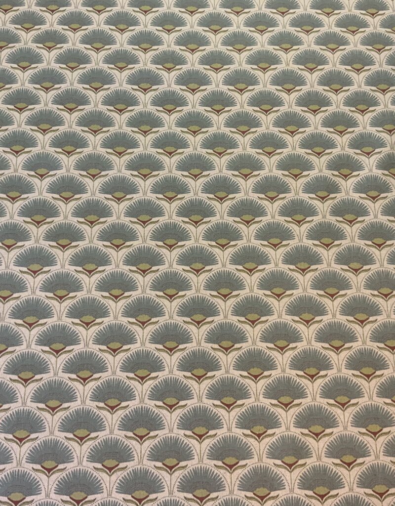 Abstracte Distel in Jadegrün