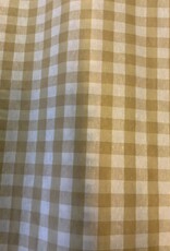 Wachstuch 140 beige-weiss kariert