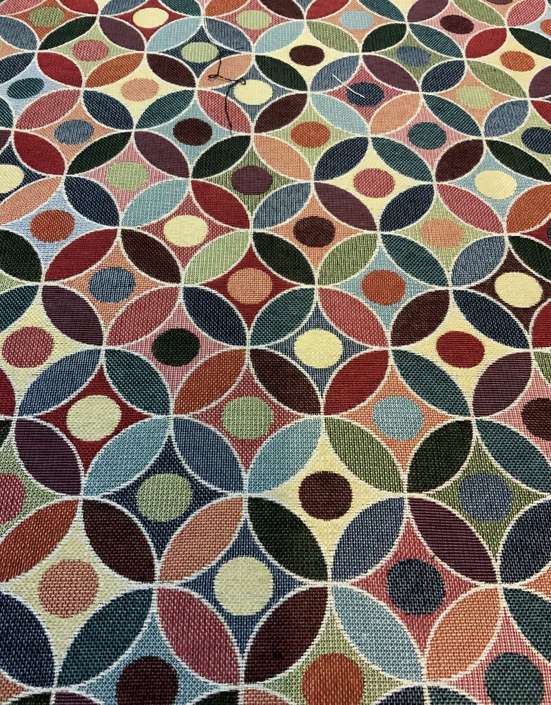 Gobelin 009 Grafische cirkels