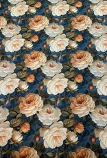 Classic Roses op blauw