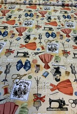 Kurzwaren- und Nähmaschinendruck