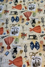 Fournituren- en naaimachineprint