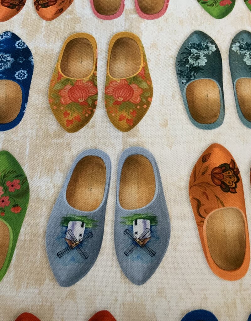 Nederlandse kleurrijke boeren klompen