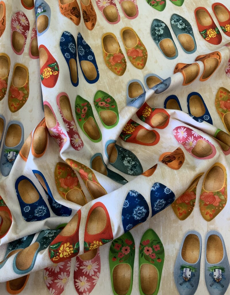 Bunte Niederländische Bauern Holzschuhe