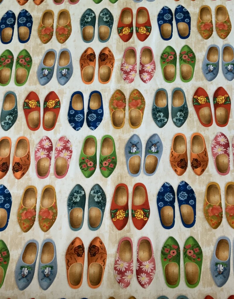 Nederlandse kleurrijke boeren klompen