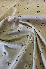 Madeliefjes op Linnenlook ondergrond