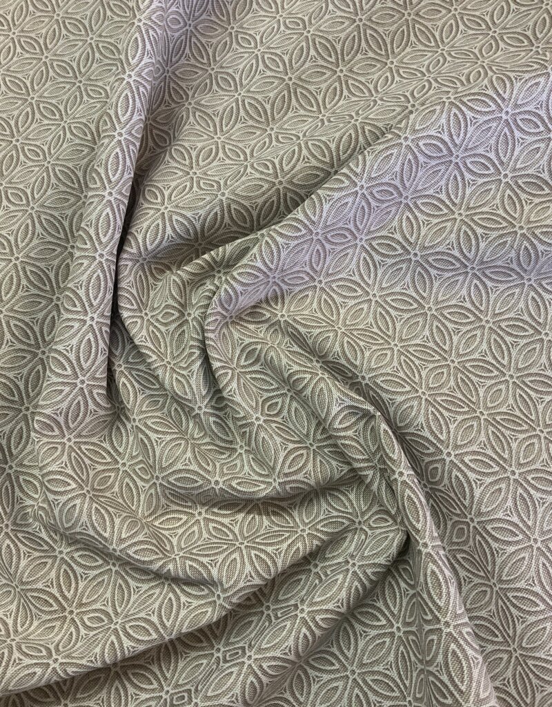 Grafik deko Stoff Leinenoptik