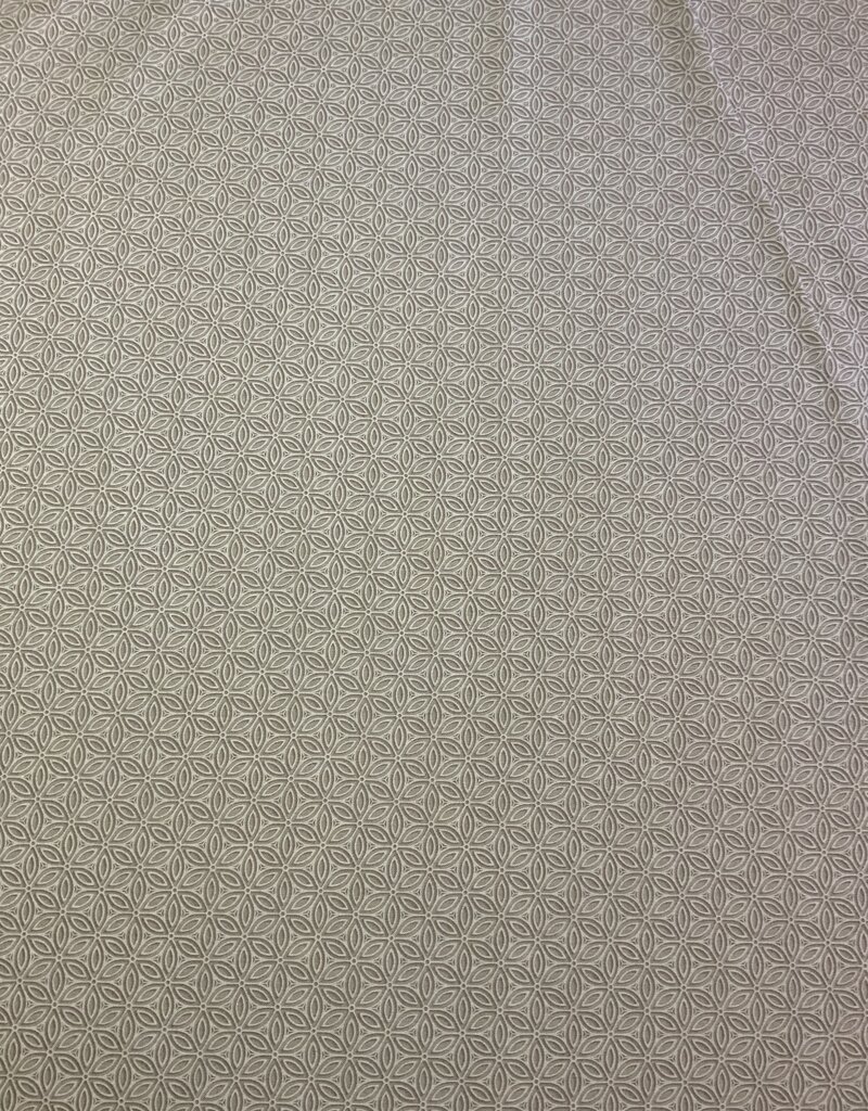 Grafisch deco stof Linnenlook