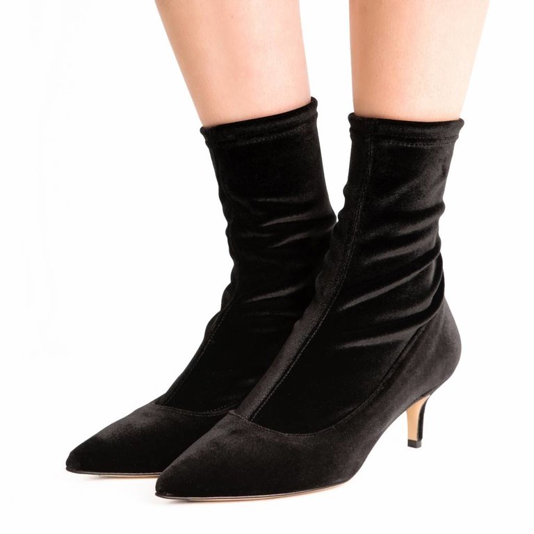 Cara Rosa Milano - sock boots - zwart