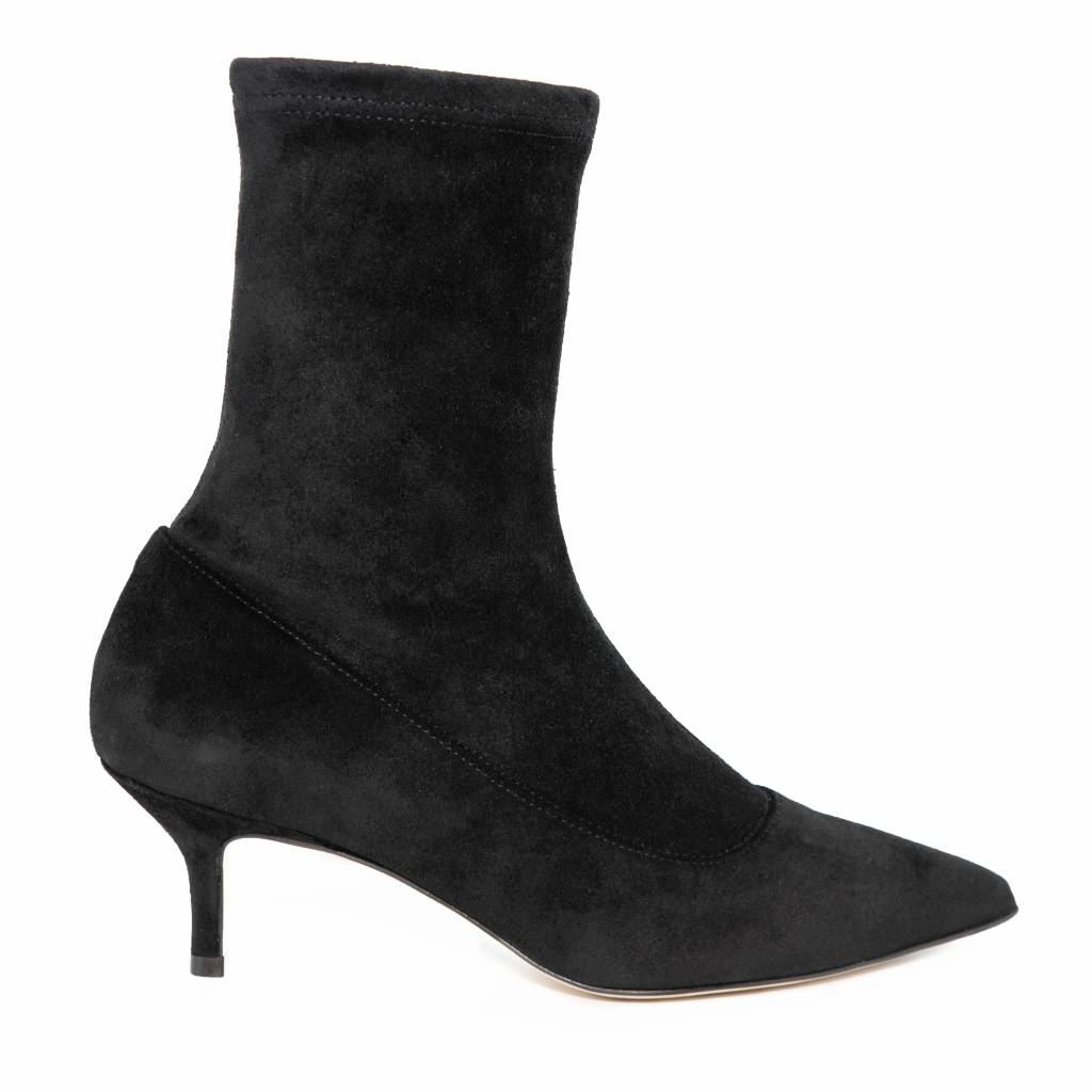 Firenze Suede Leather comfortable Ankle Boots with low heel - Cara Rosa