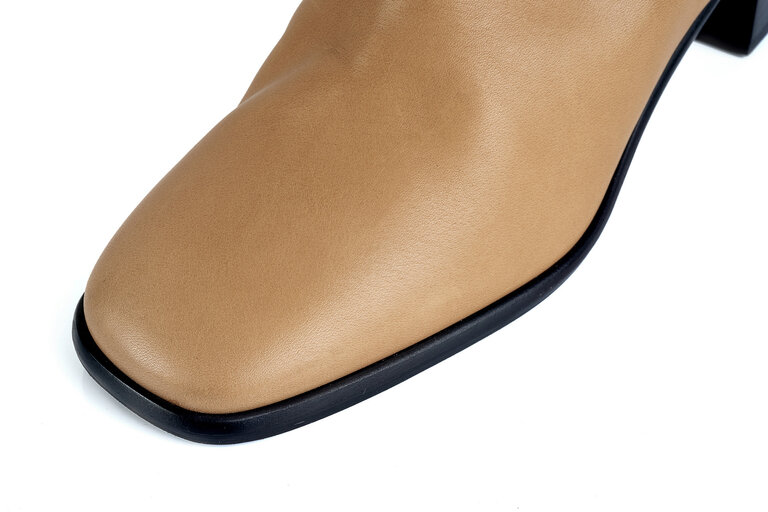 Cara Rosa Carrara - enkellaars - cognac