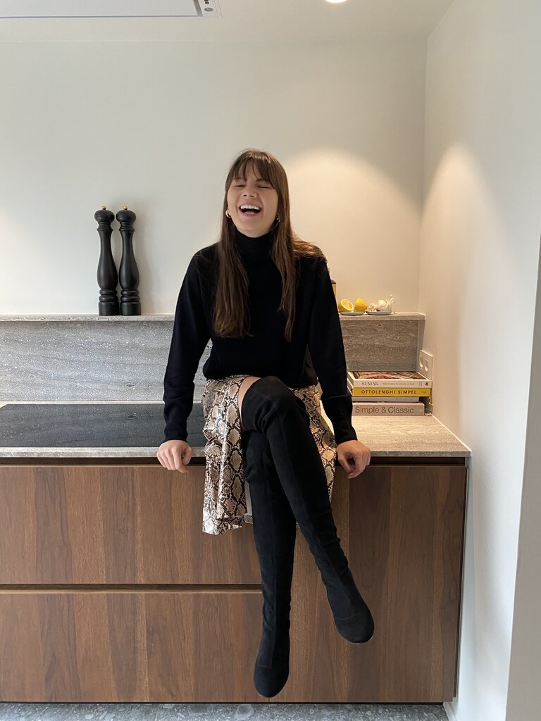 Cara Rosa Siena - overknee boots - black