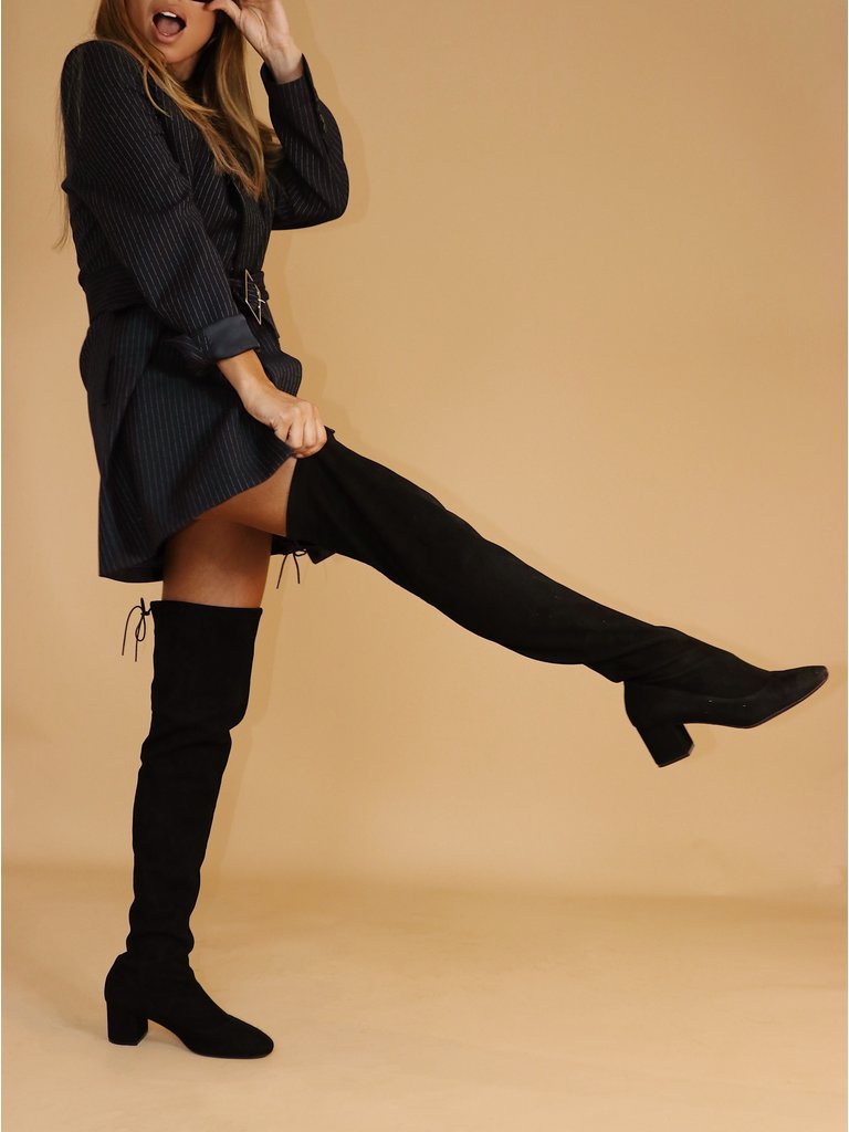 Cara Rosa Siena - overknee boots - black