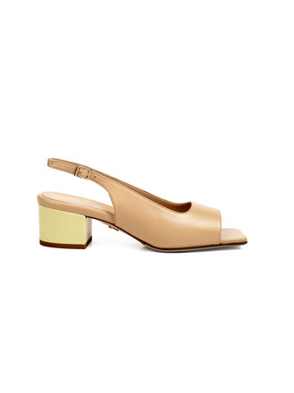 Pontedera - slingback sandal - beige