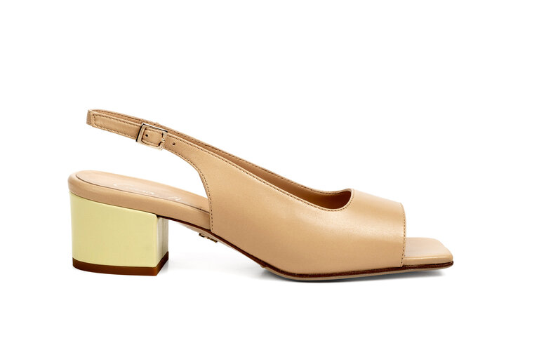 Pontedera - slingback sandal - beige