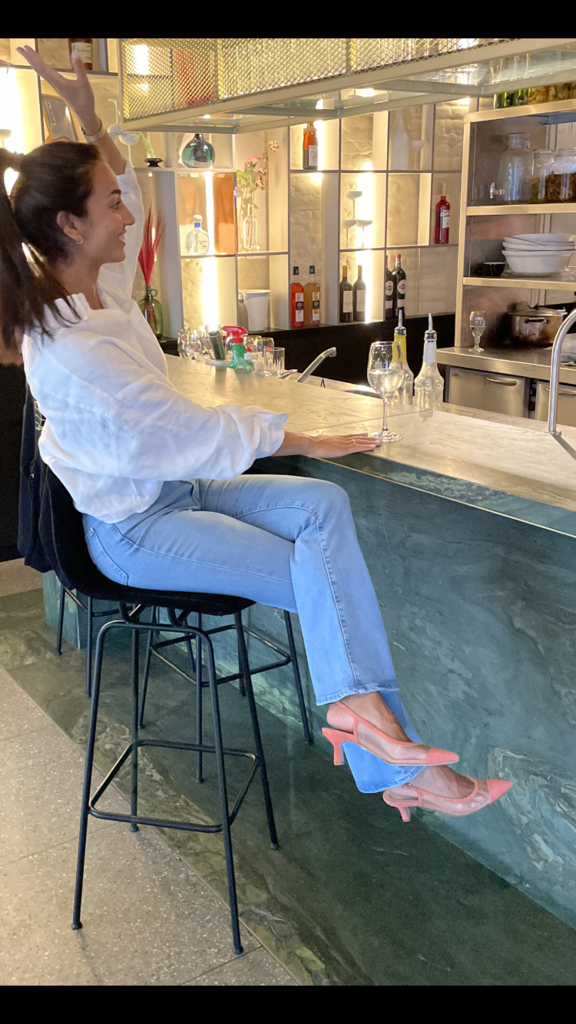 Cara Rosa Sirmione - slingback pump - peach