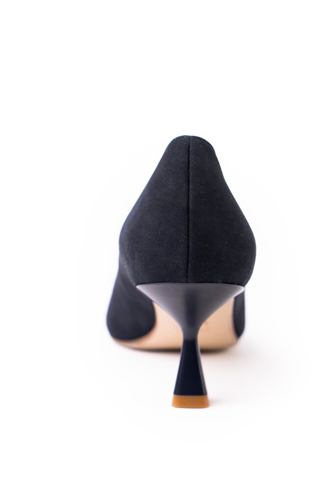 Cara Rosa Ragusa - pump - navy suede with patent leather toe