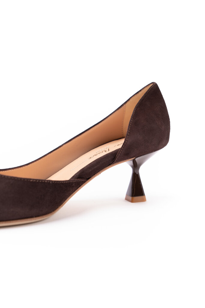 Ravello - pump - chocolate brown suede