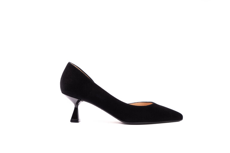 Cara Rosa Ravello - pump - black suede leather
