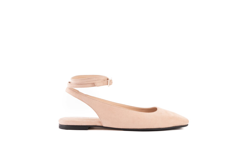 Cara Rosa Venezia - slingback flat - nude