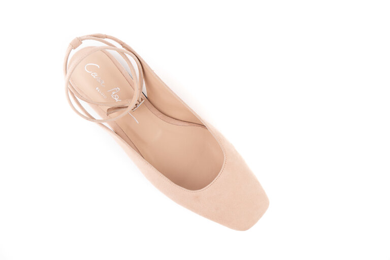 Cara Rosa Venezia - slingback flat - nude