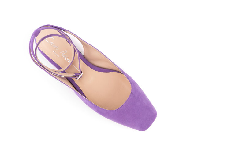 Cara Rosa Venezia - slingback flat - paars