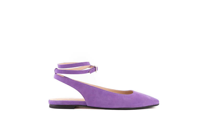 Cara Rosa Venezia - slingback flat - paars