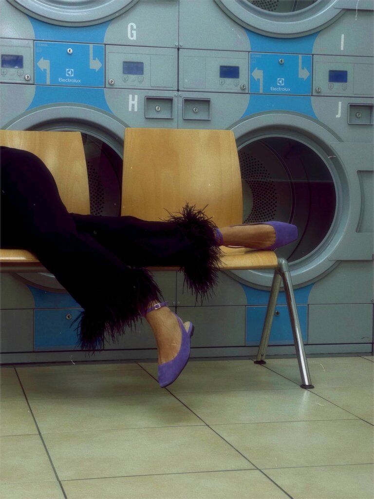 Cara Rosa Venezia - slingback flat - purple