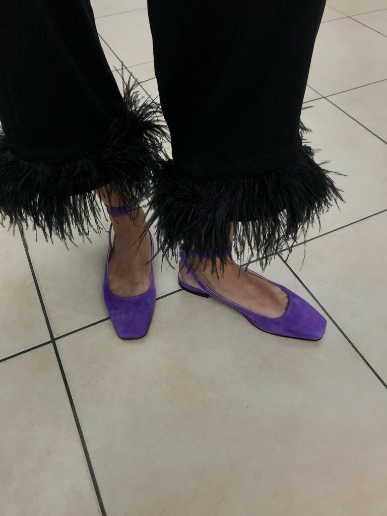 Cara Rosa Venezia - slingback flat - paars