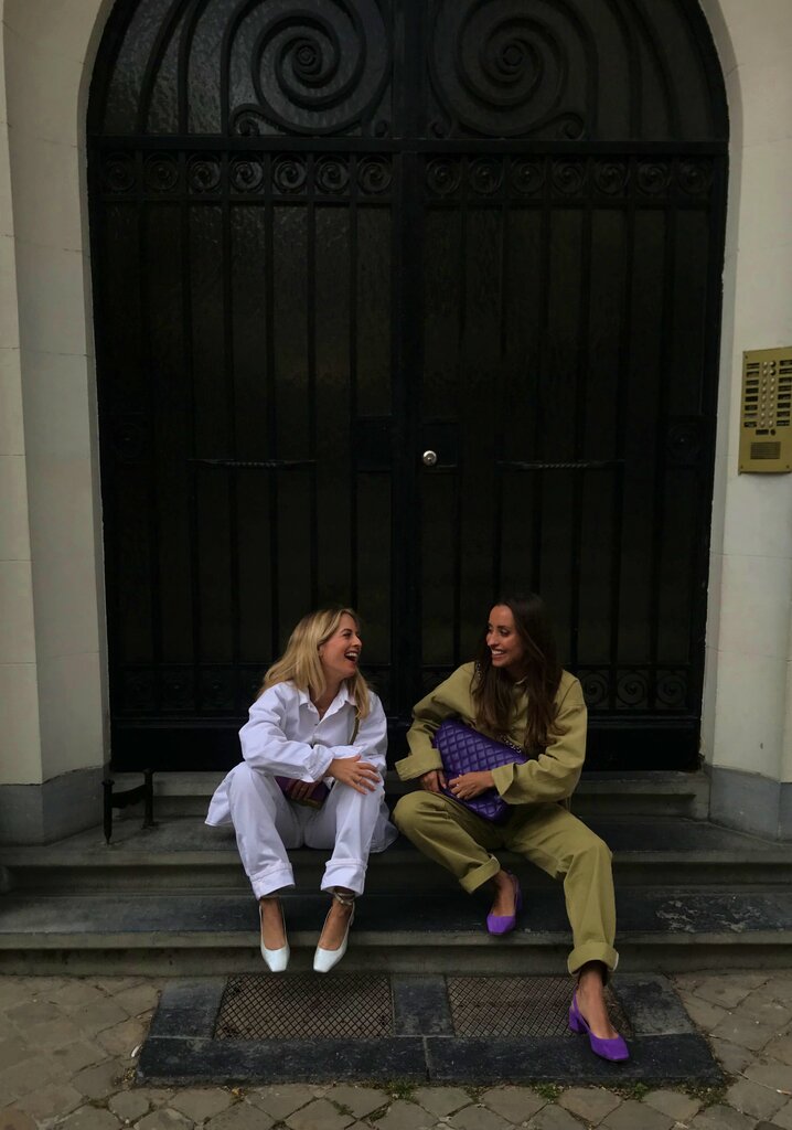 Venezia - slingback flat - silver