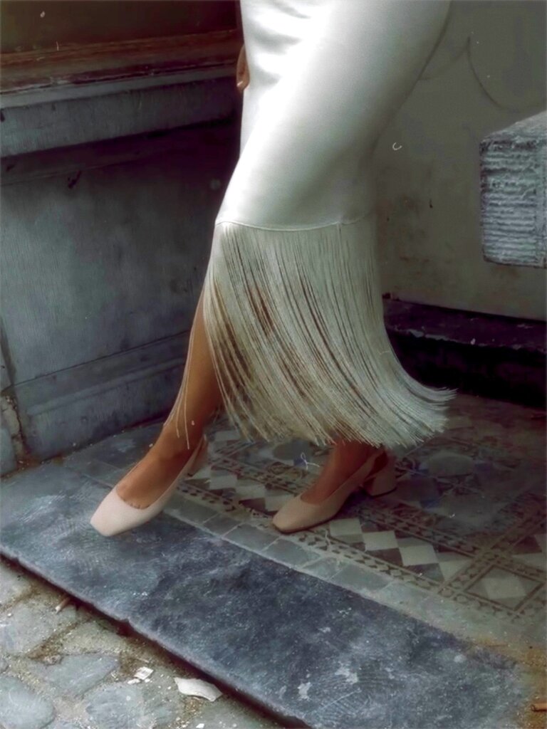 Cara Rosa Venezia - slingback flat - nude