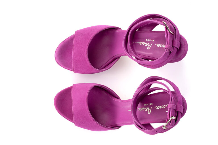 Cara Rosa Mondello - platform sandal - orchid purple