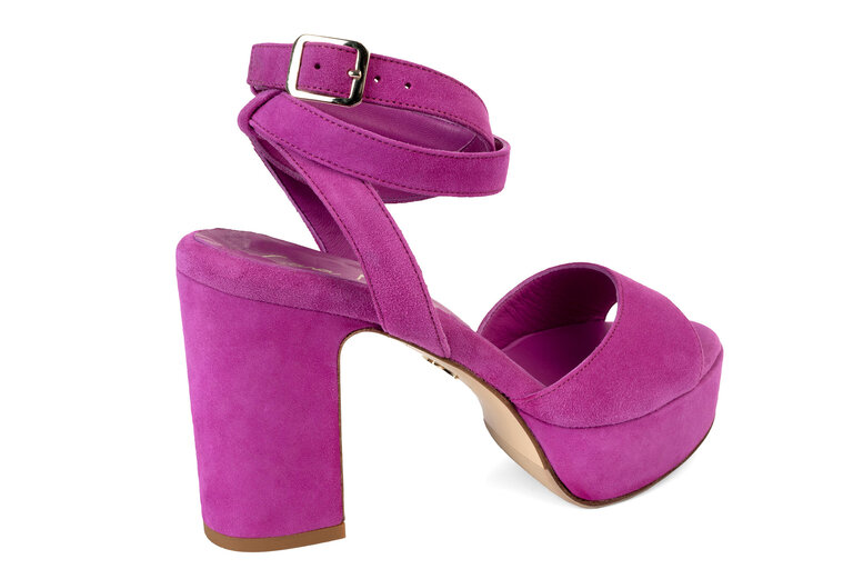 Cara Rosa Mondello - plateau sandaal - orchidee paars