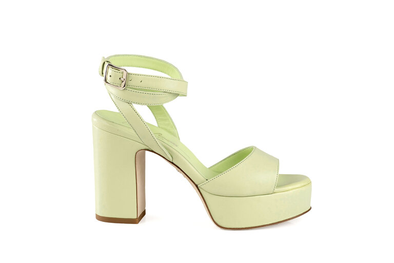 Cara Rosa Mondello - plateau sandaal - mint