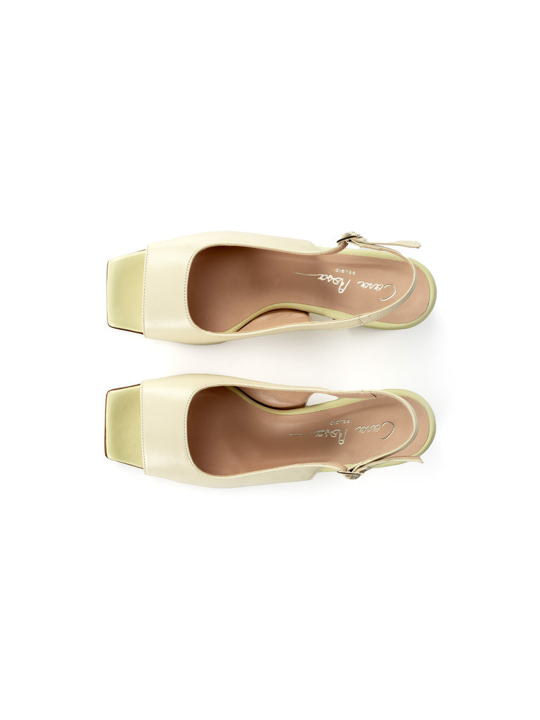 Cara Rosa Pontedera - slingback sandal - ecru