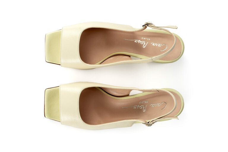 Cara Rosa Pontedera - slingback sandal - ecru