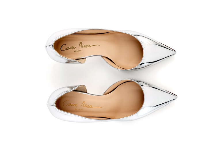Ravello - pump - zilver
