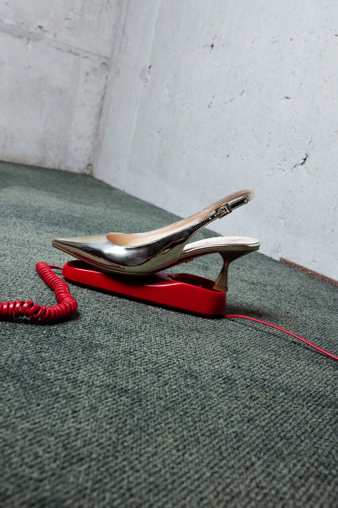 Pisa - slingback pump - light gold