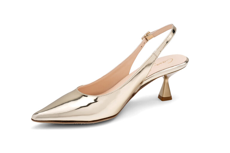Pisa - slingback pump - light gold