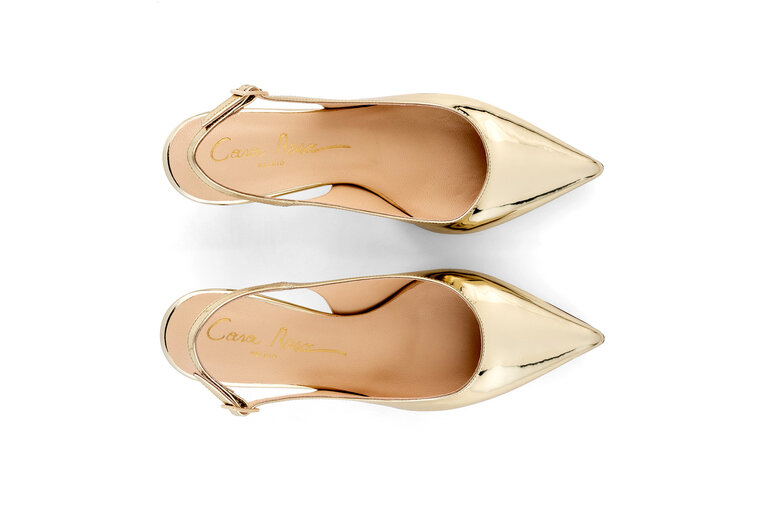 Pisa - slingback pump - light gold