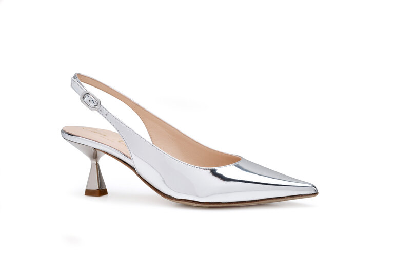 Pisa - slingback pump - zilver
