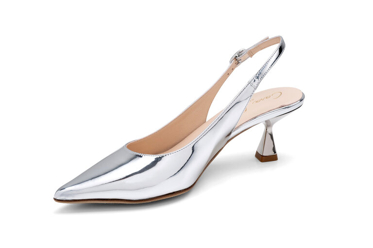 Pisa - slingback pump - zilver