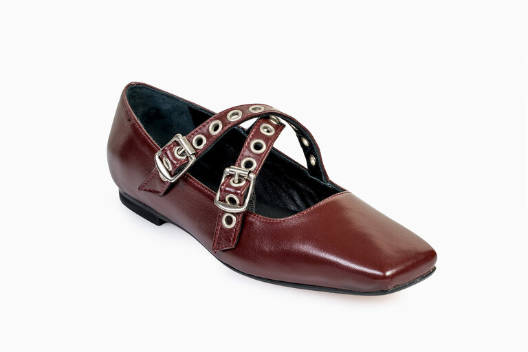 Cara Rosa Axelle - ballet flat - burgundy