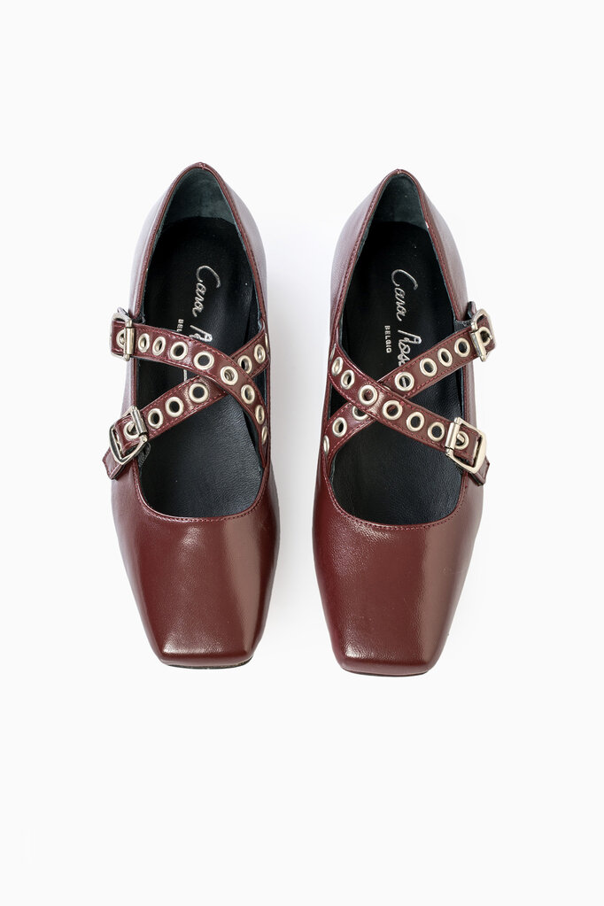 Cara Rosa Axelle - ballet flat - burgundy