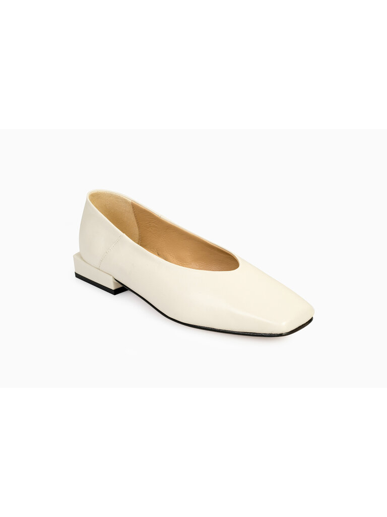 Cara Rosa Antoinette - ballet flat- white